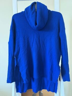 Diane Von Furstenberg Royal Blue Cowl Neck Sweater